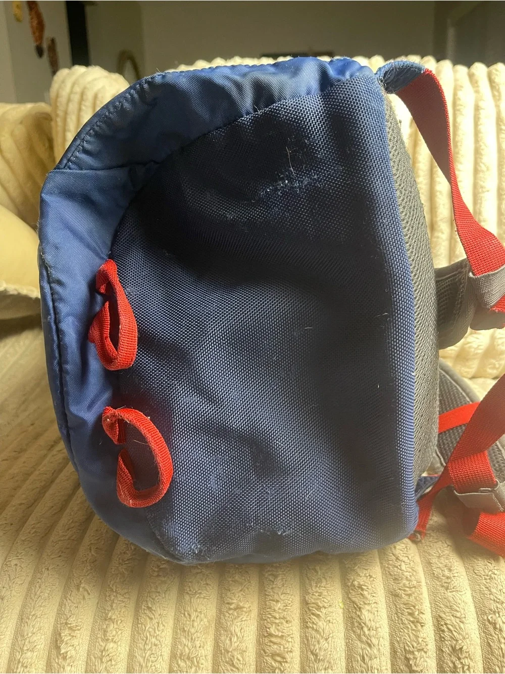Eddie Bauer Blue, Gray and Red Trailhead Backpack